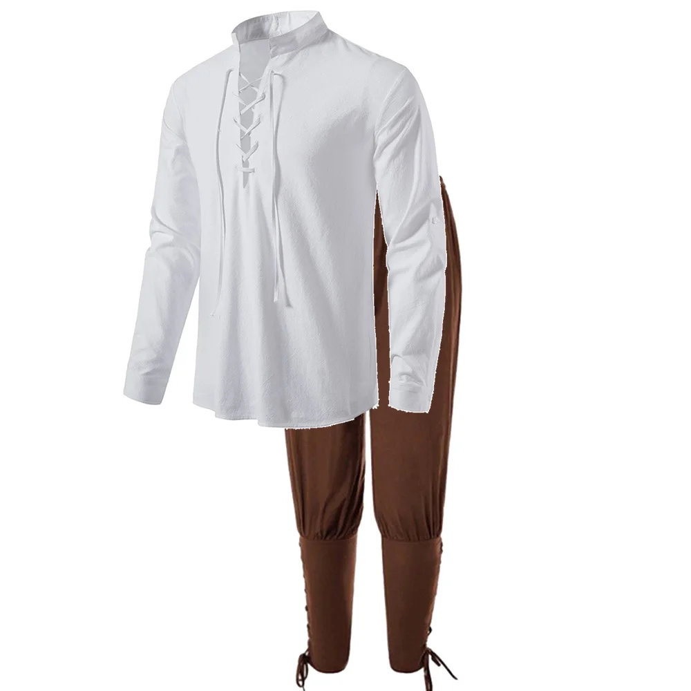Retro Track Pant - 2 pezzi retrò vintage medievale rinascimentale