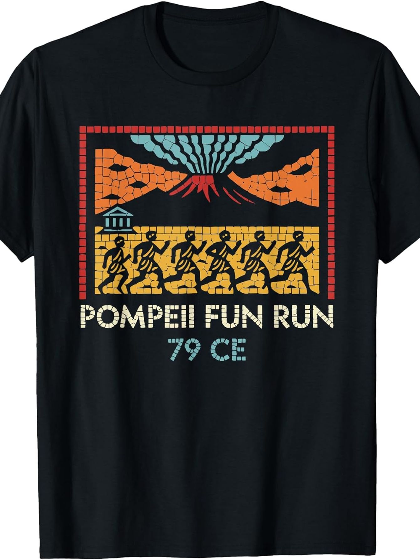 Vintage Fashion Enthusiasts - T-shirt Pompeii Fun Run 79 CE
