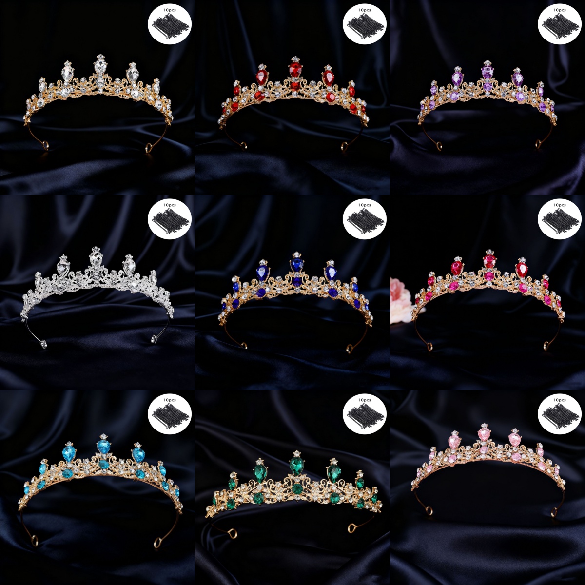 Vintage Fashion Events - Tiara da Sposa Vintage con Strass,