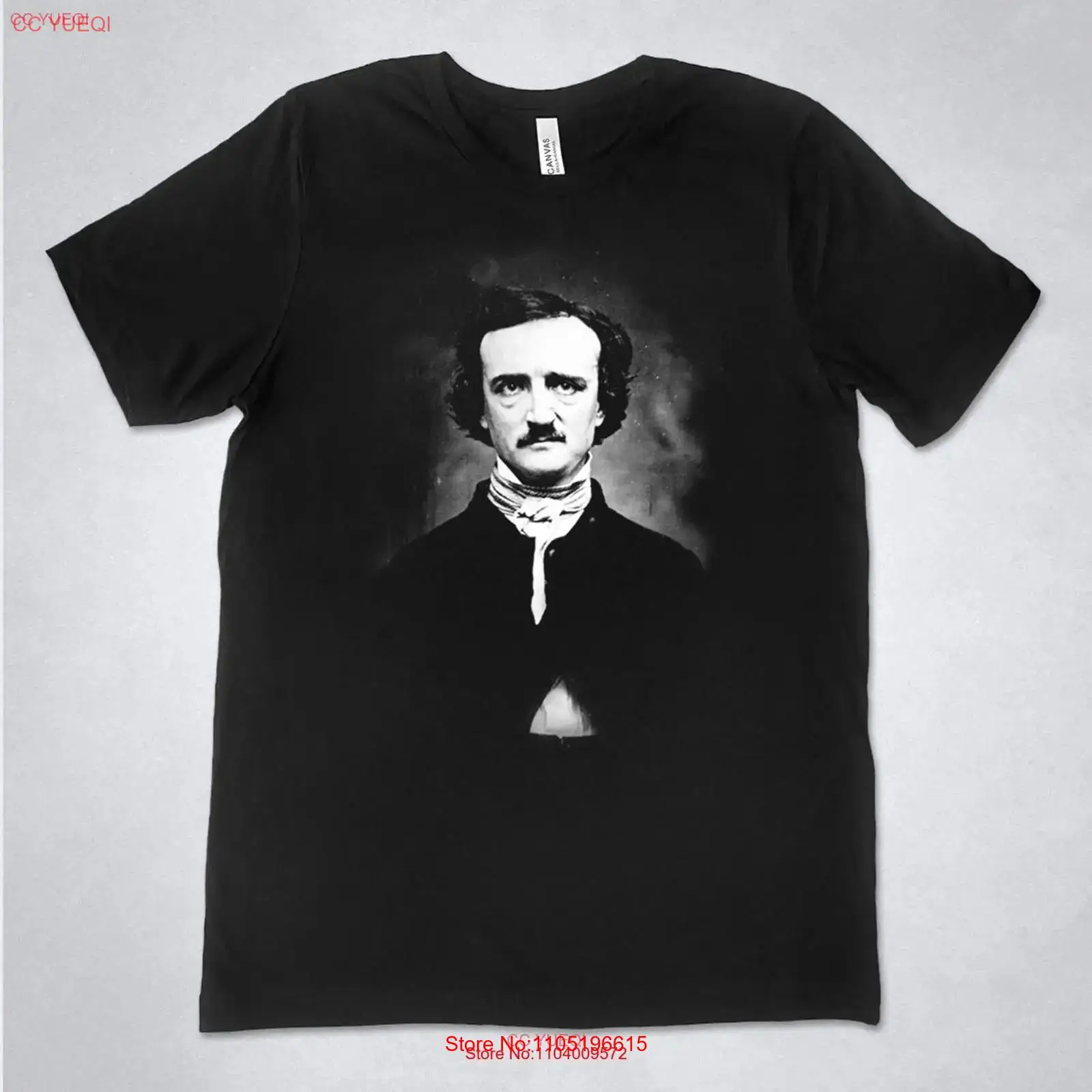 Vintage Fashion Jersey - Edgar Allan Poe camicia ritratto foto