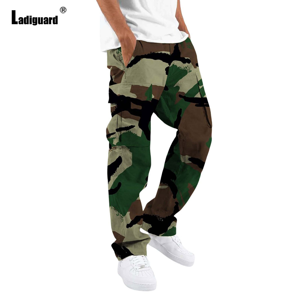 Vintage Fashion Shop - 2025 Pantaloni cargo mimetici moda tasca