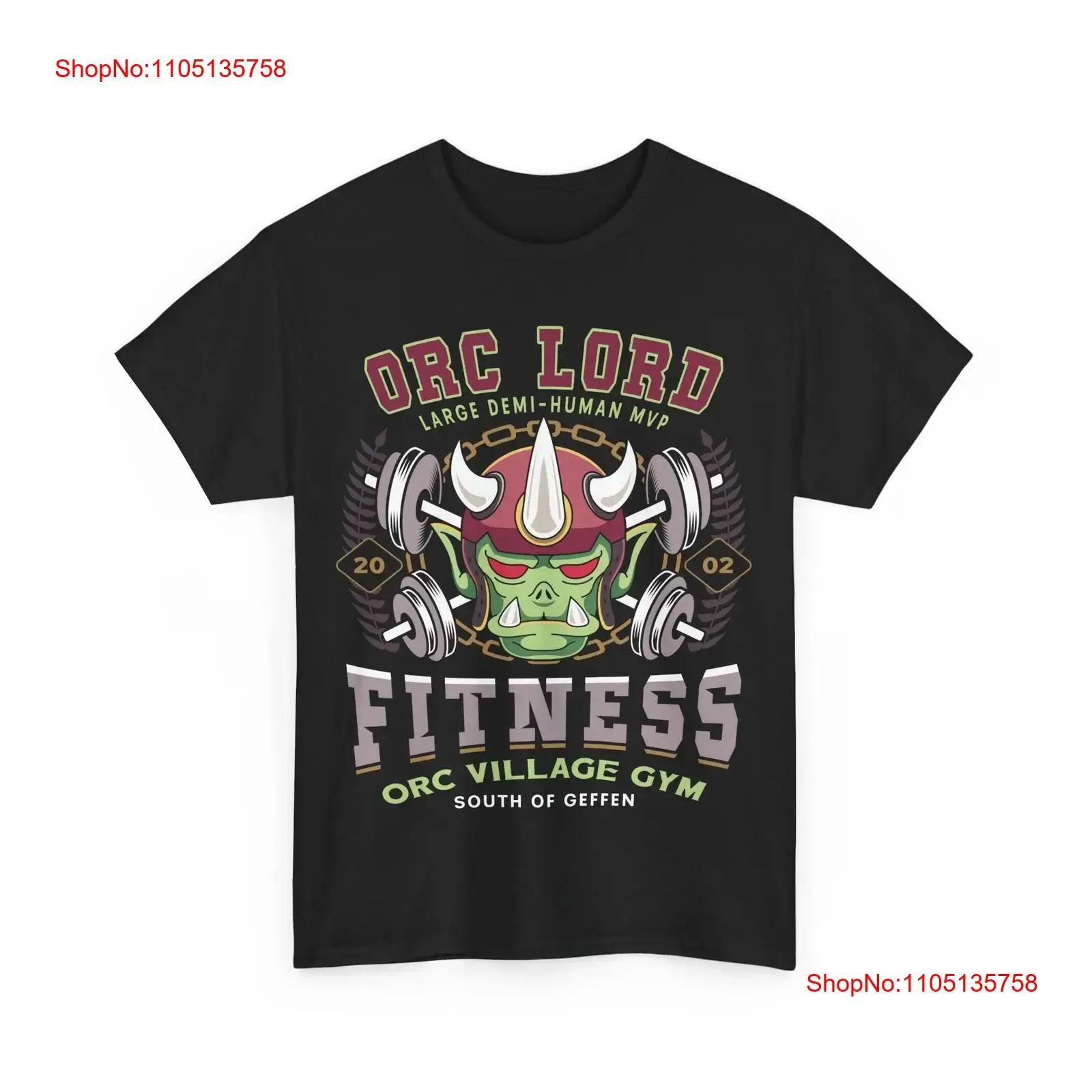 Vintage Fashion Game - Geffen Orc Village Fitness T Shirt