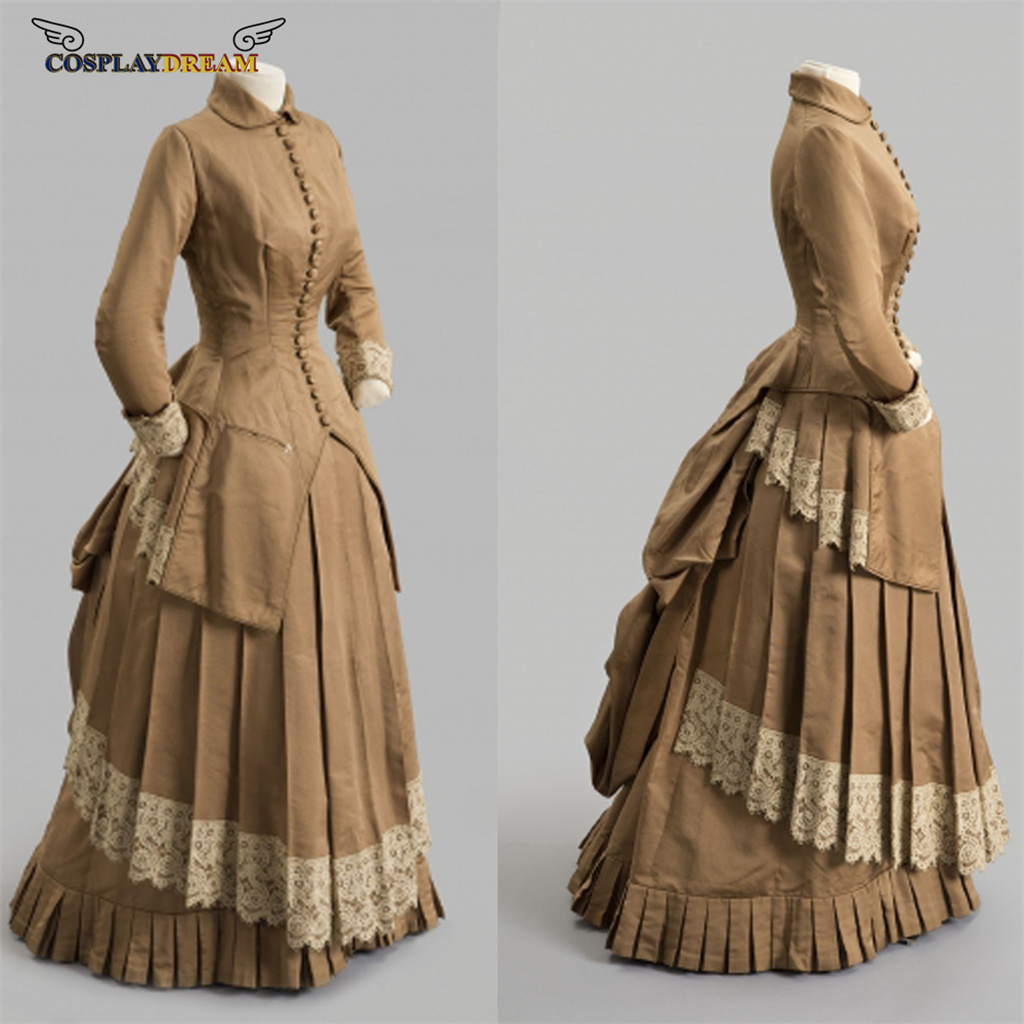 Vintage Fashion Women Dresses - Abito alla moda del XIX secolo