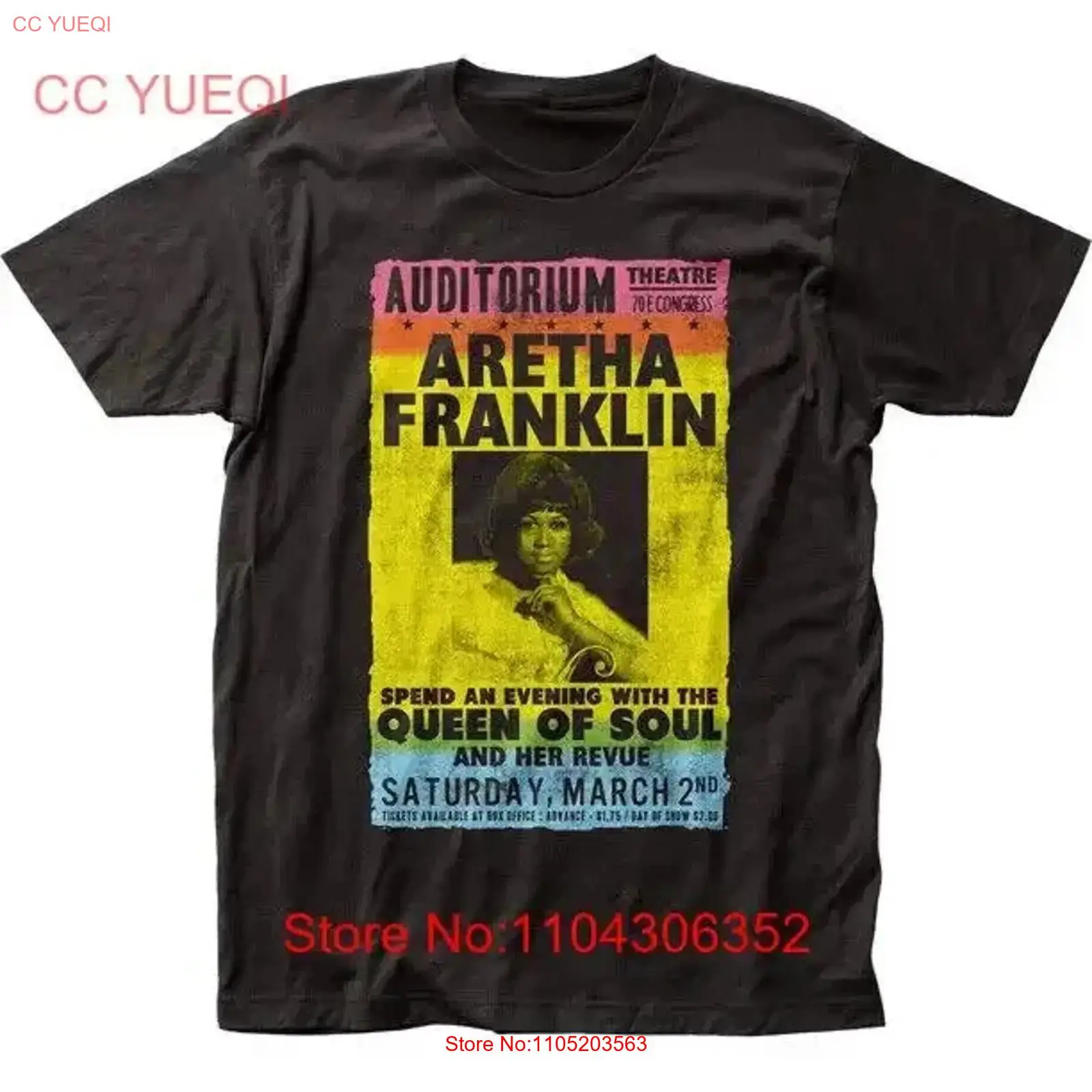 Vintage Fashion Jersey - Aretha Franklin Tribute Poster Queen Of