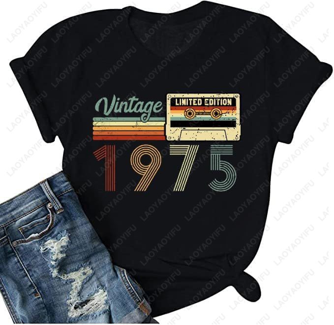Vintage Fashion Meaning - T-shirt vintage del 1975 per le