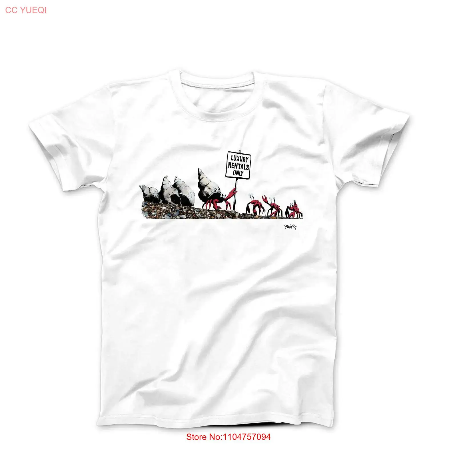 Vintage Fashion Rental - T-shirt Banksy Luxury Rentals Only Street
