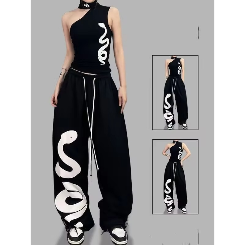 Retro Track Pant - Pantaloni sportivi a gamba larga da