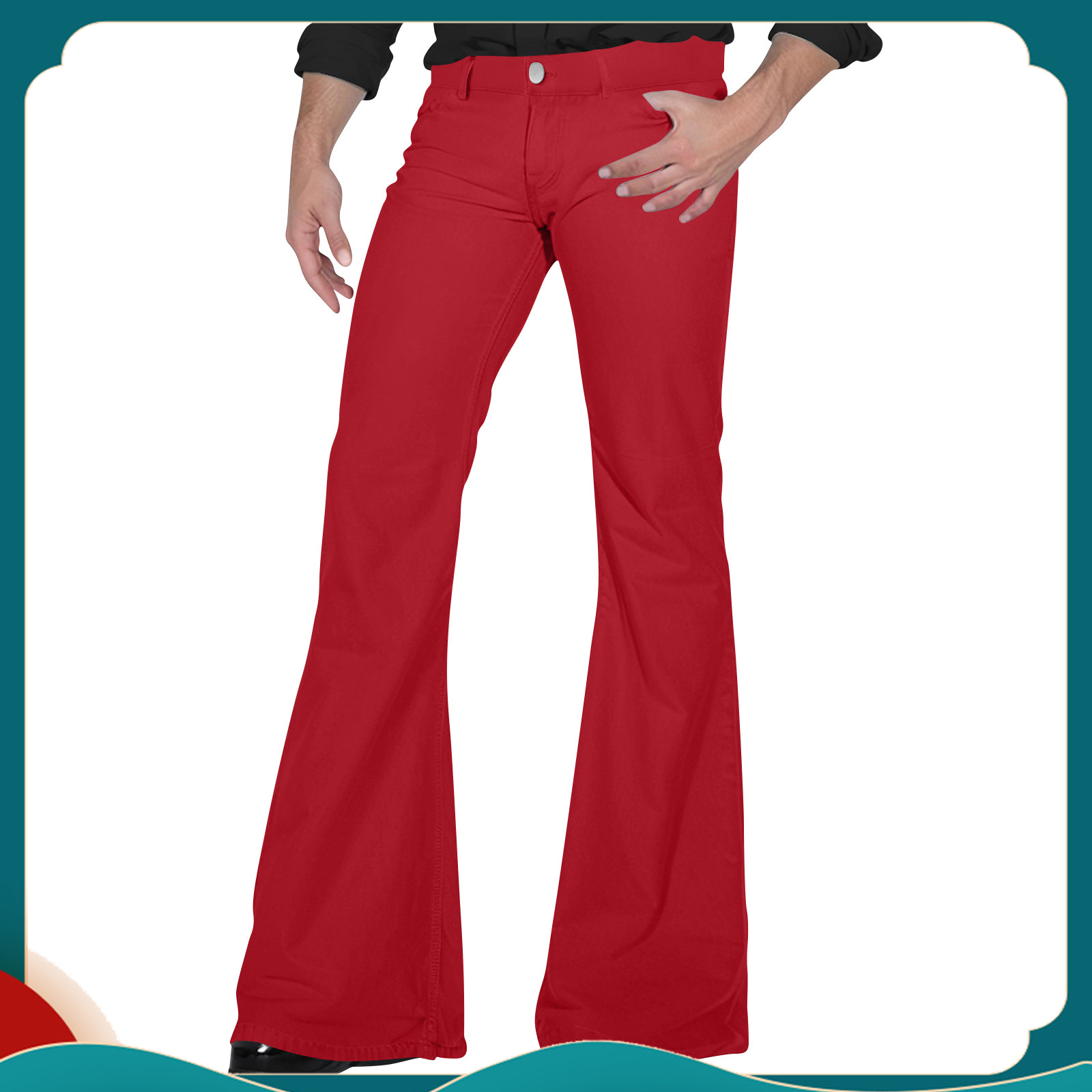 Retro Track Pant - Pantaloni svasati retrò da uomo Pantaloni
