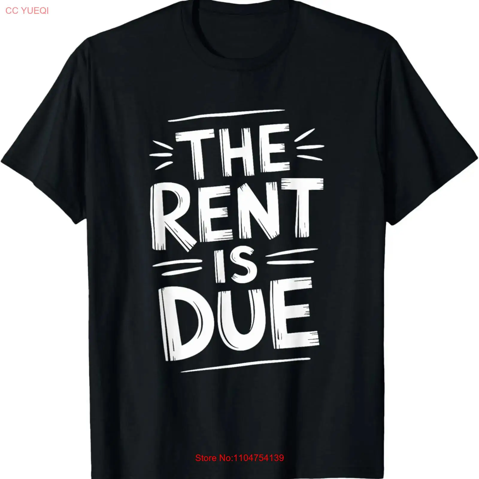 Vintage Fashion Rental - Maglietta The Rent Is Due per