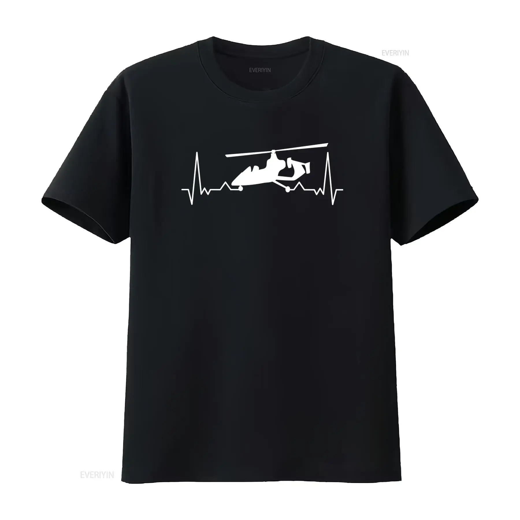 Vintage Fashion Enthusiasts - T-shirt Gyrocopter Heartbeat Autogyro Pilot Gyroplane,