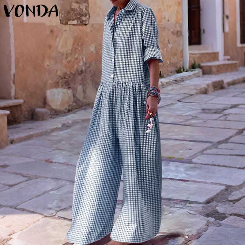 Vintage Fashion Plus Size - Plus Size 5XL VONDA Tute vintage