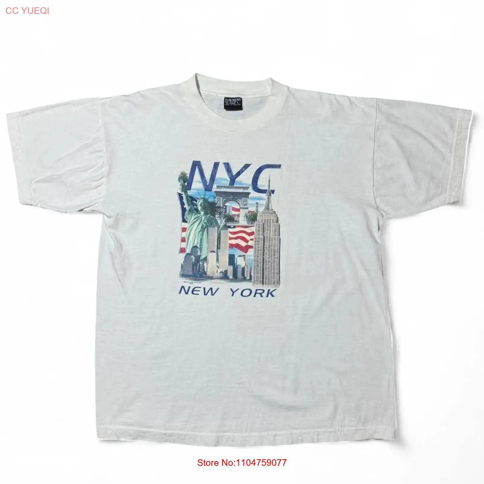 Vintage Fashion York - T-shirt vintage Y2K souvenir New York