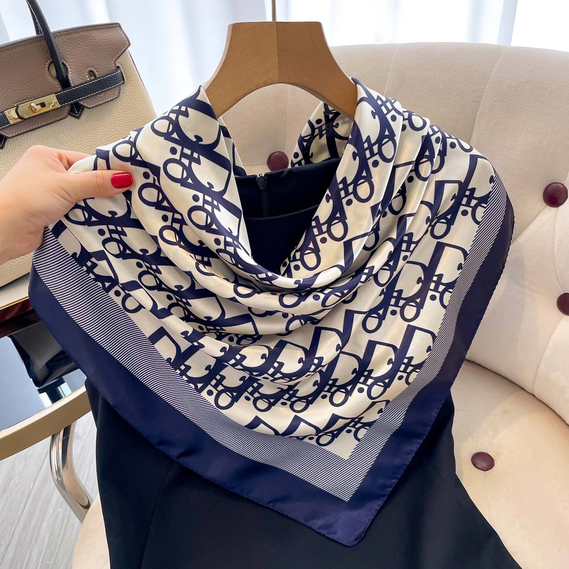Vintage Fashion Shop - 1 pz 90 cm sciarpa di