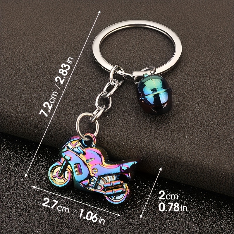 Vintage Fashion Enthusiasts - Portachiavi Vintage Multicolore a Forma di