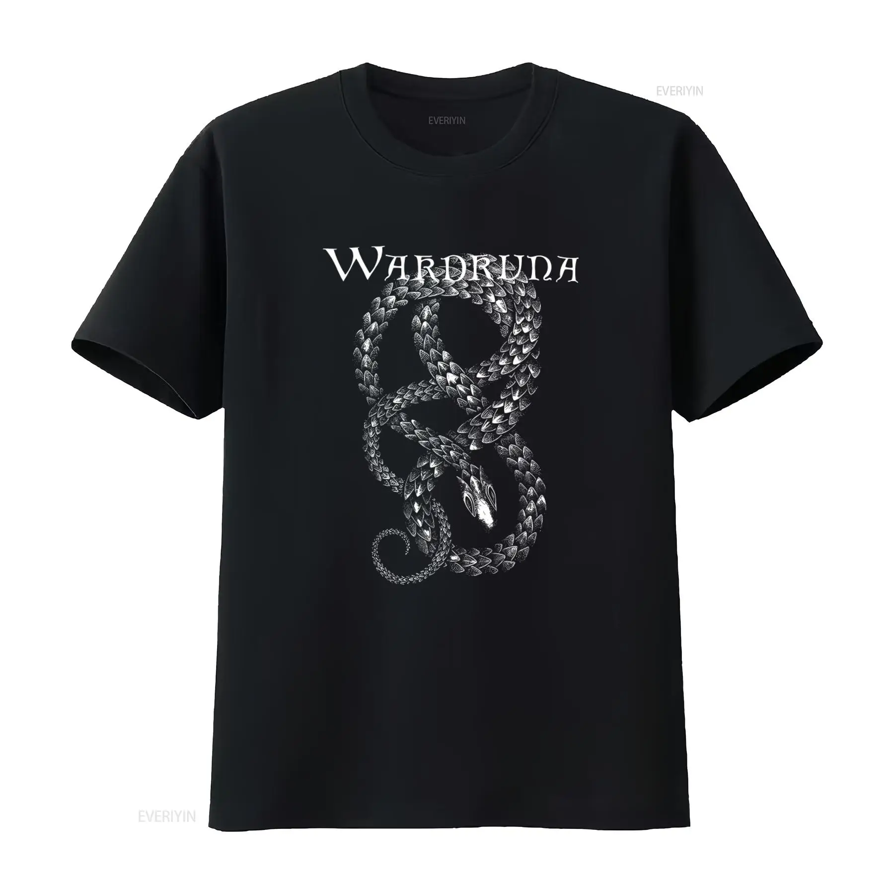 Vintage Fashion Enthusiasts - Maglietta nera Wardruna con intricato disegno