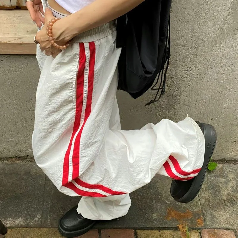 Y2K pantaloni sportivi bianchi - Retro Track Pant recensione e prezzo