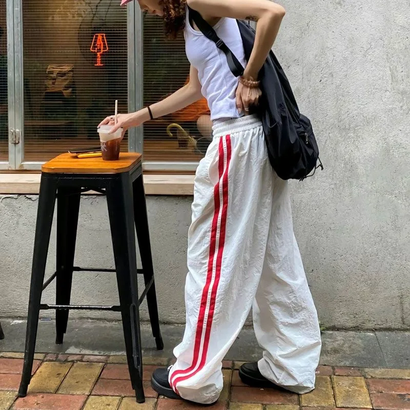 Y2K pantaloni sportivi bianchi - Retro Track Pant recensione e prezzo