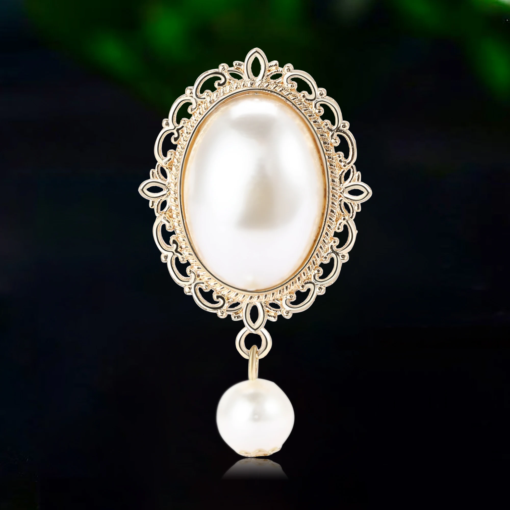 Spille barocche ovali con perl - Vintage Fashion Events recensione e prezzo