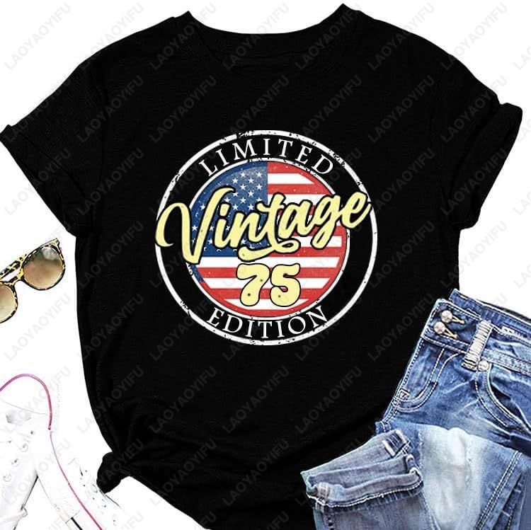 T-shirt vintage del 1975 per l - Vintage Fashion Meaning recensione e prezzo
