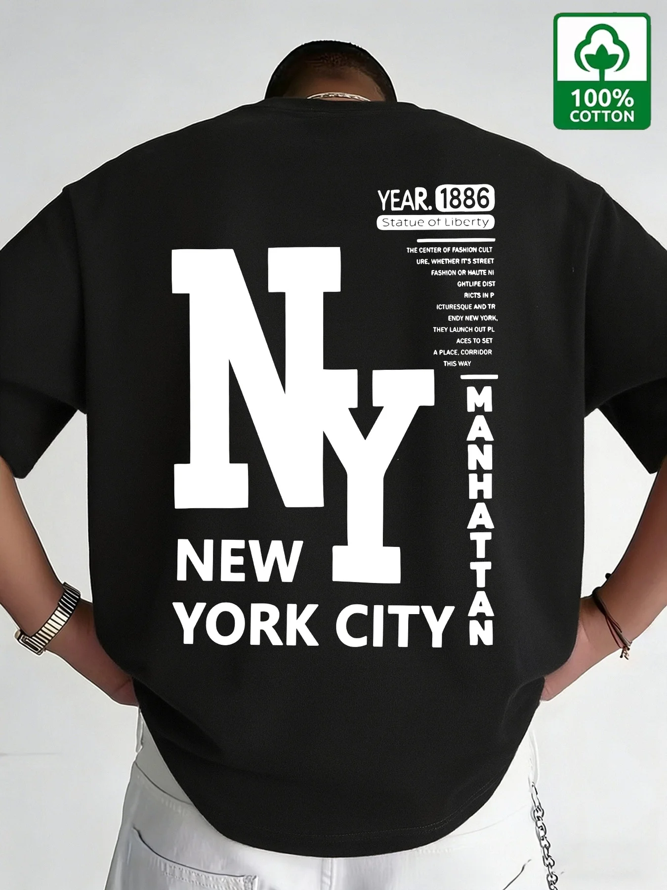 T-Shirt da Uomo NYC in Cotone  - Vintage Fashion York recensione e prezzo