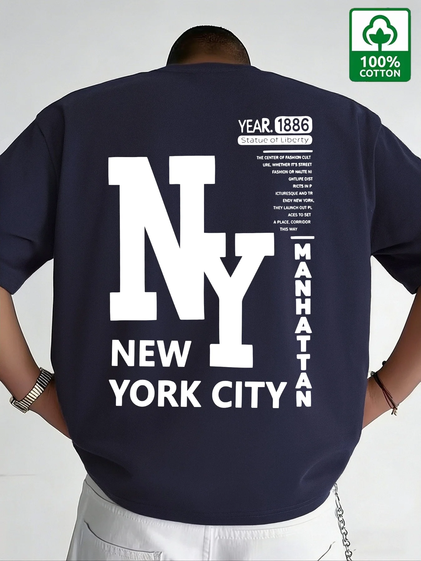 T-Shirt da Uomo NYC in Cotone  - Vintage Fashion York recensione e prezzo