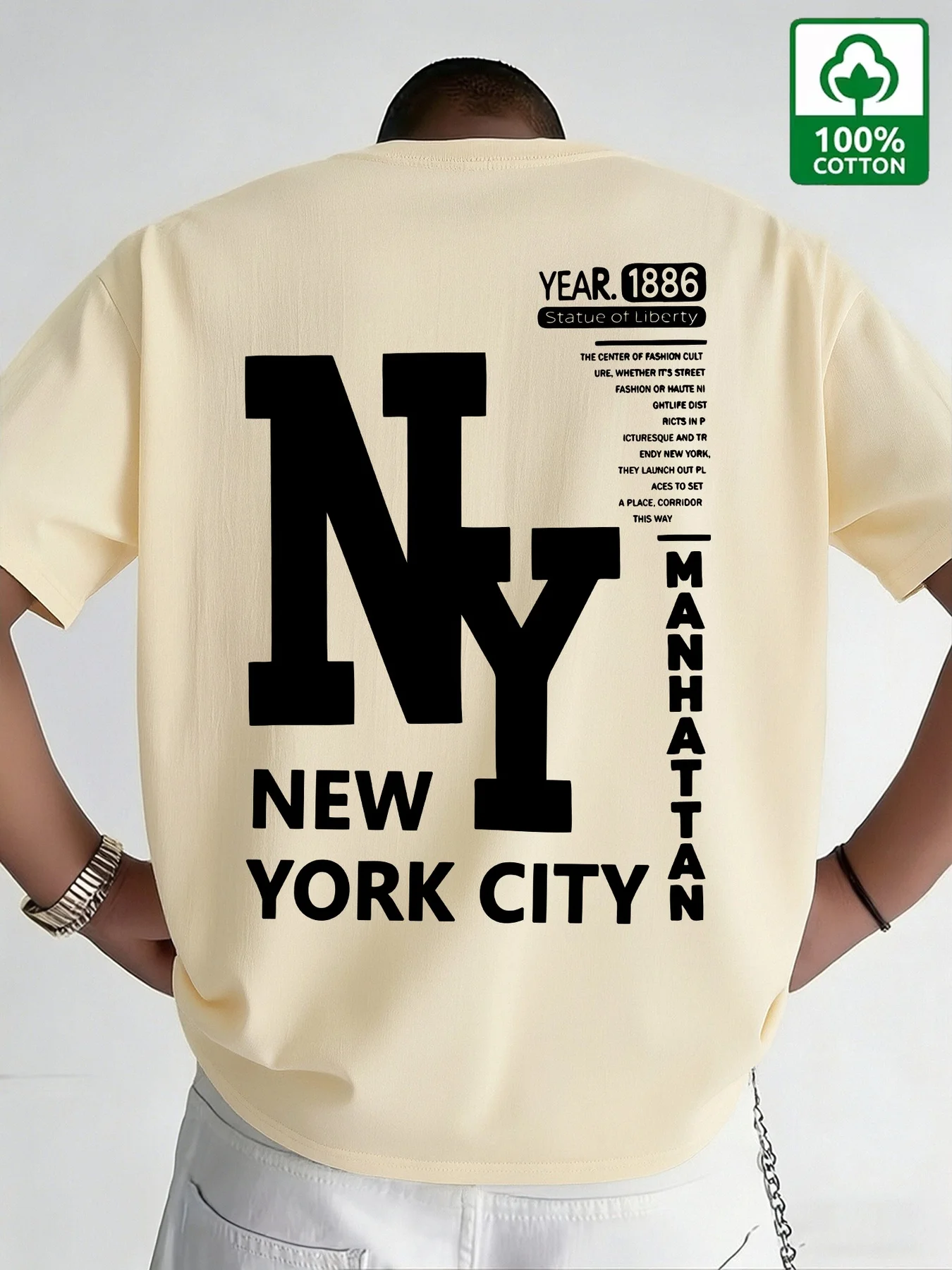 T-Shirt da Uomo NYC in Cotone  - Vintage Fashion York recensione e prezzo