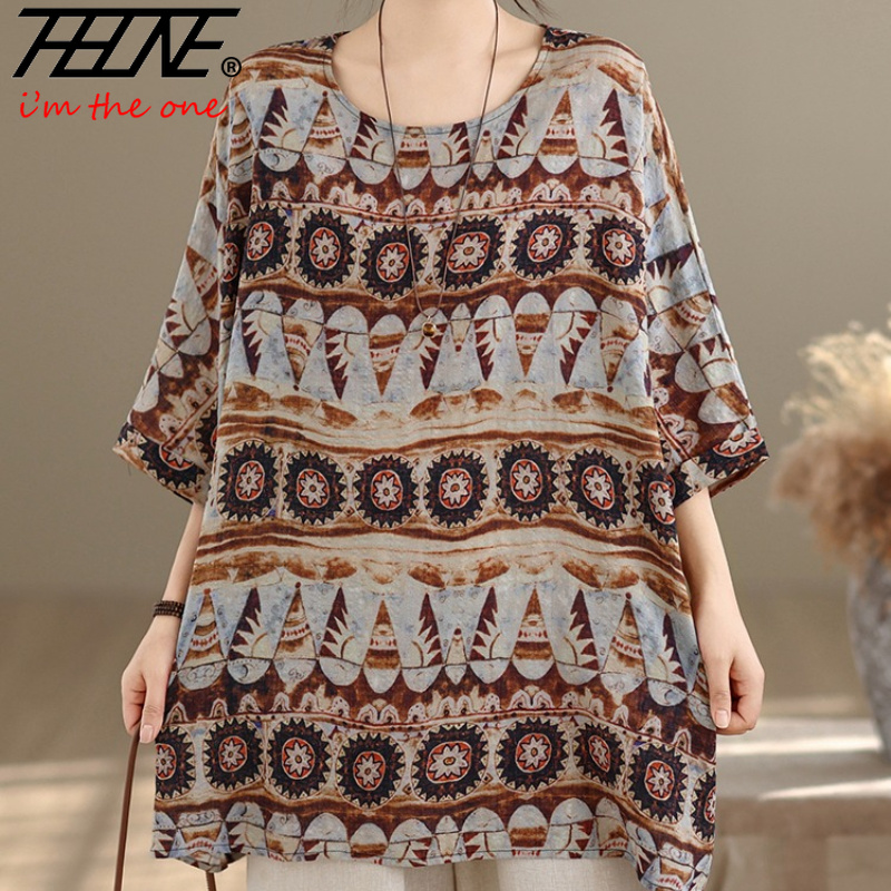 THHONE Blusa Estiva da Donna T - Vintage Fashion Plus Size recensione e prezzo