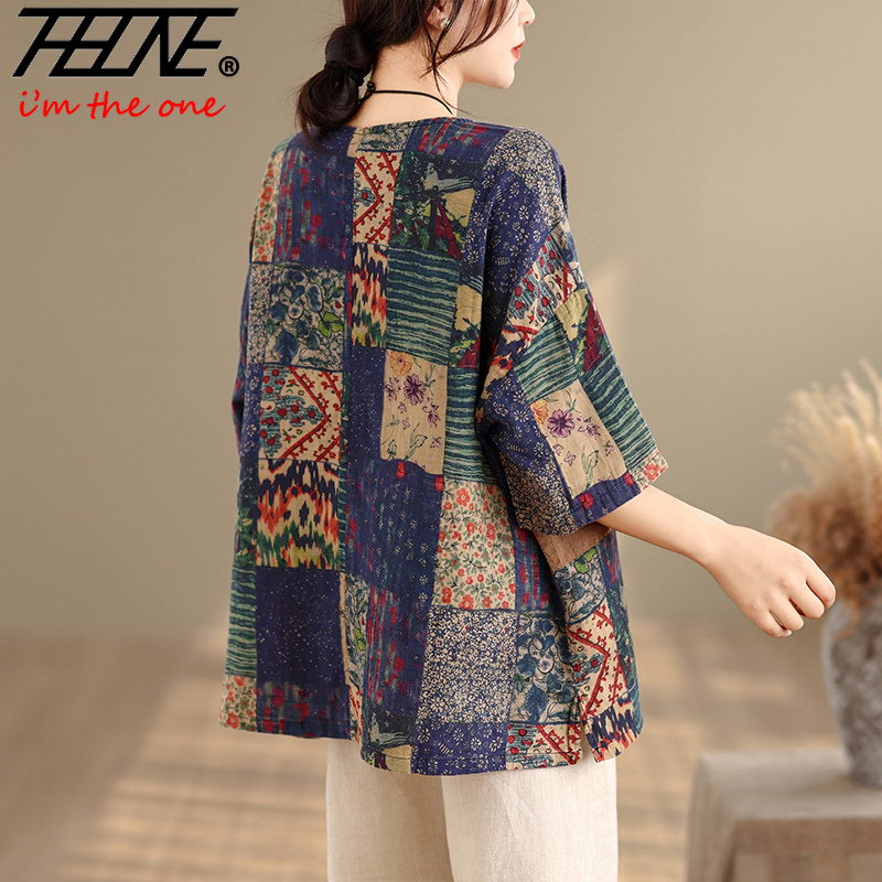 THHONE Blusa Estiva da Donna T - Vintage Fashion Plus Size recensione e prezzo