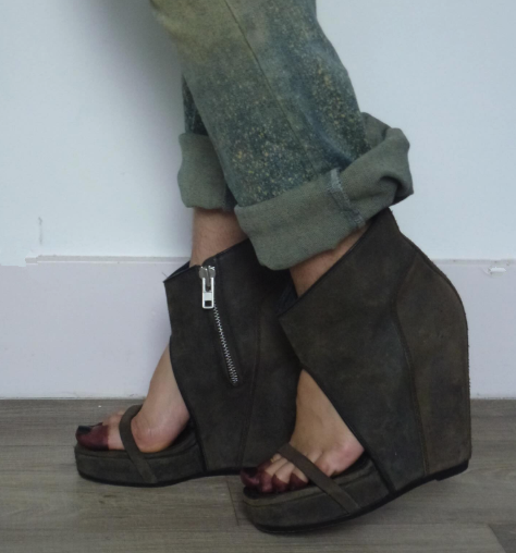 Sandali con zeppa vintage in p - Vintage Fashion Plus Size recensione e prezzo