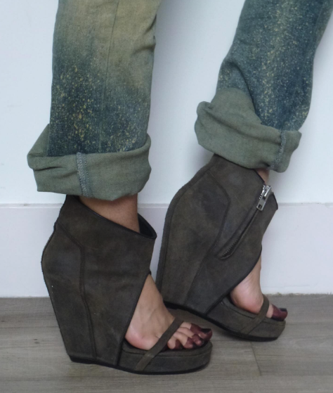 Sandali con zeppa vintage in p - Vintage Fashion Plus Size recensione e prezzo