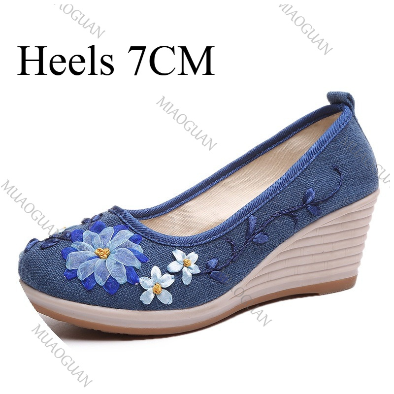 Scarpe con Zeppa Ricamate da D - Vintage Fashion Female recensione e prezzo