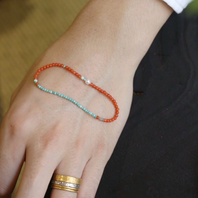 Bracciale vintage in agata ros - Vintage Fashion Meaning recensione e prezzo