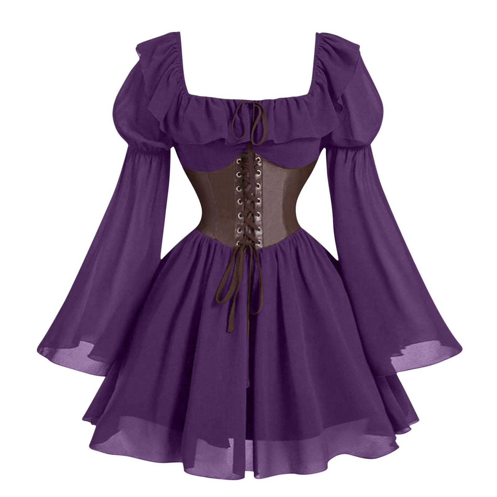 Abito medievale rinascimentale - Vintage Fashion Women Dresses recensione e prezzo