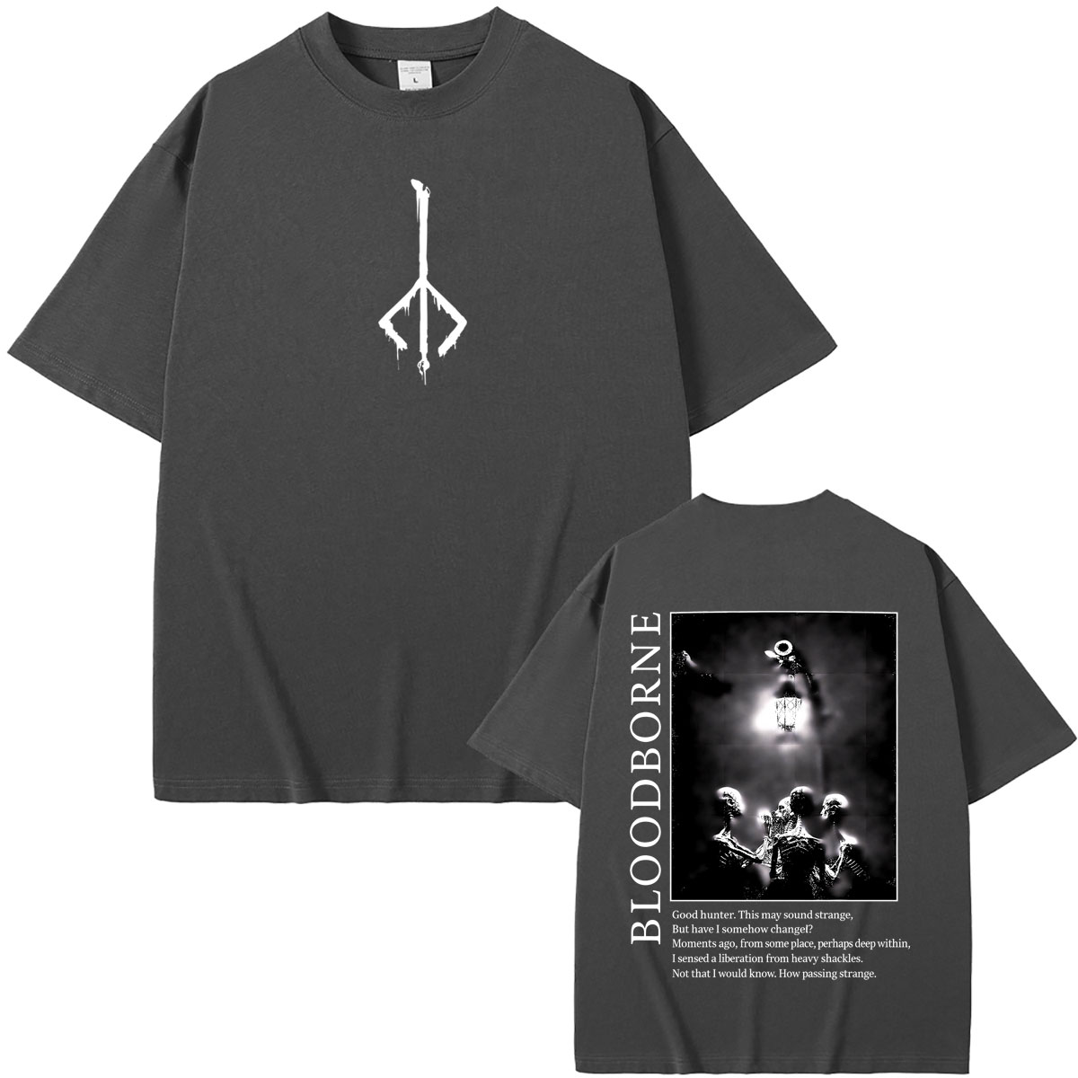 T-shirt del gioco Bloodborne,  - Vintage Fashion Game recensione e prezzo