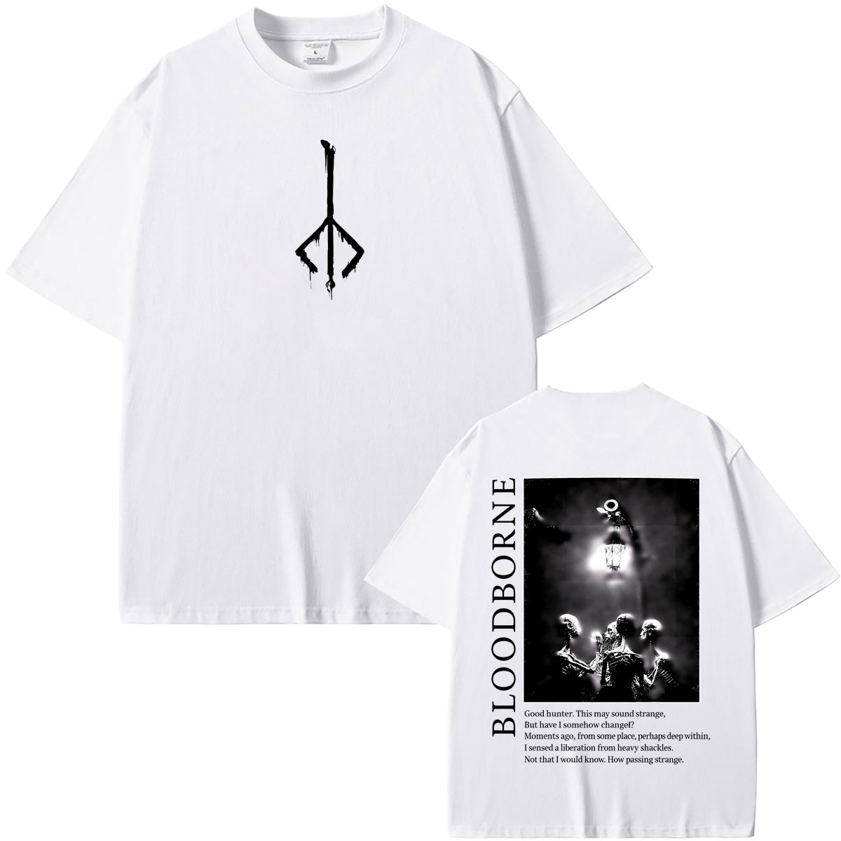 T-shirt del gioco Bloodborne,  - Vintage Fashion Game recensione e prezzo