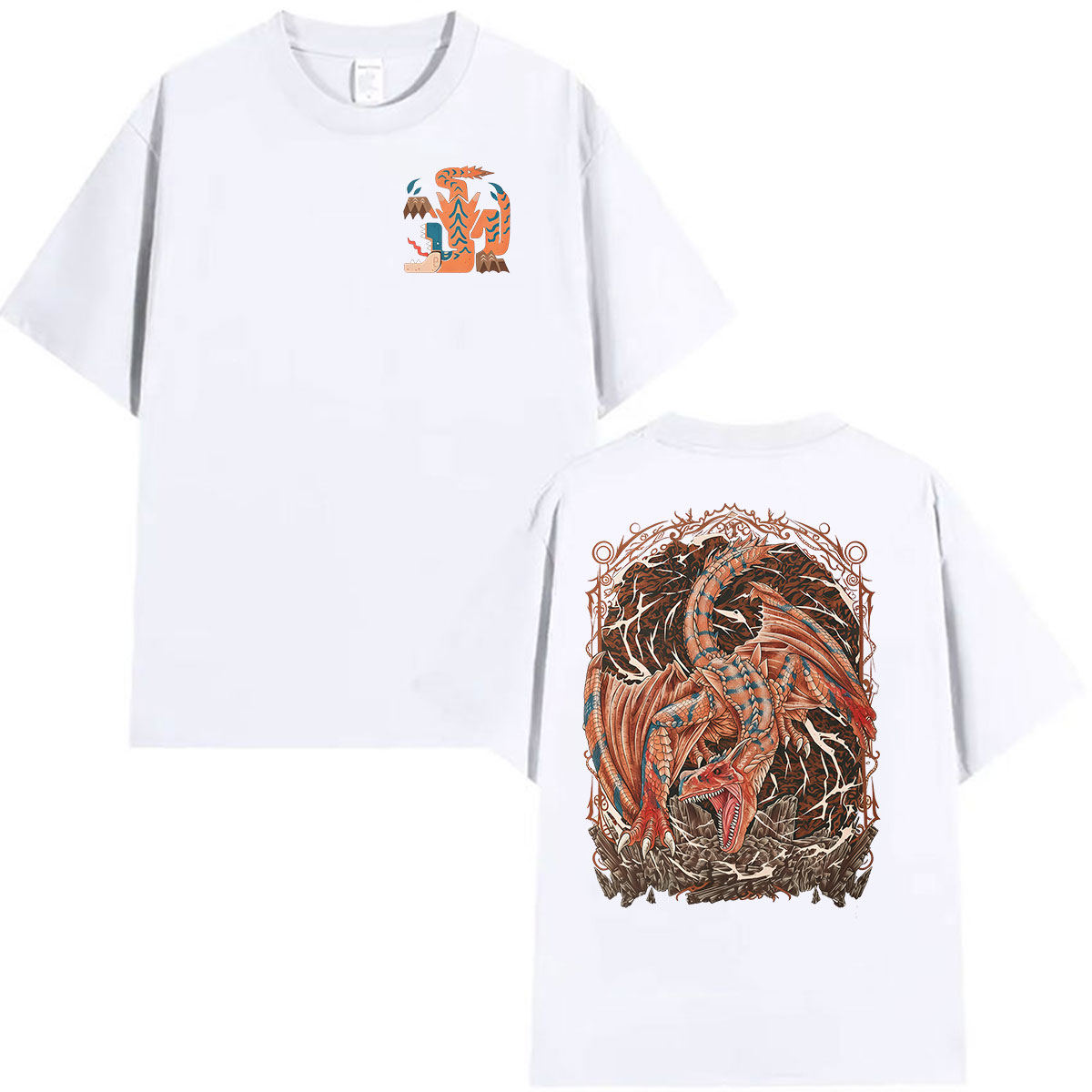 T-shirt grafica Game Monster H - Vintage Fashion Game recensione e prezzo