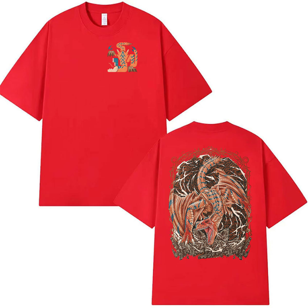 T-shirt grafica Game Monster H - Vintage Fashion Game recensione e prezzo