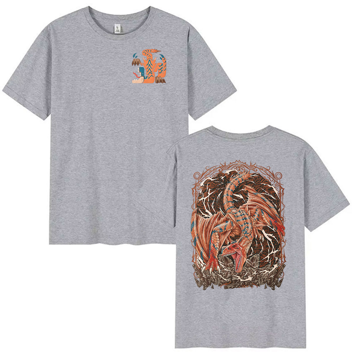 T-shirt grafica Game Monster H - Vintage Fashion Game recensione e prezzo