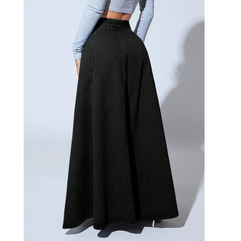 Minigonna Nera in Denim da Don - Vintage Fashion Plus Size recensione e prezzo