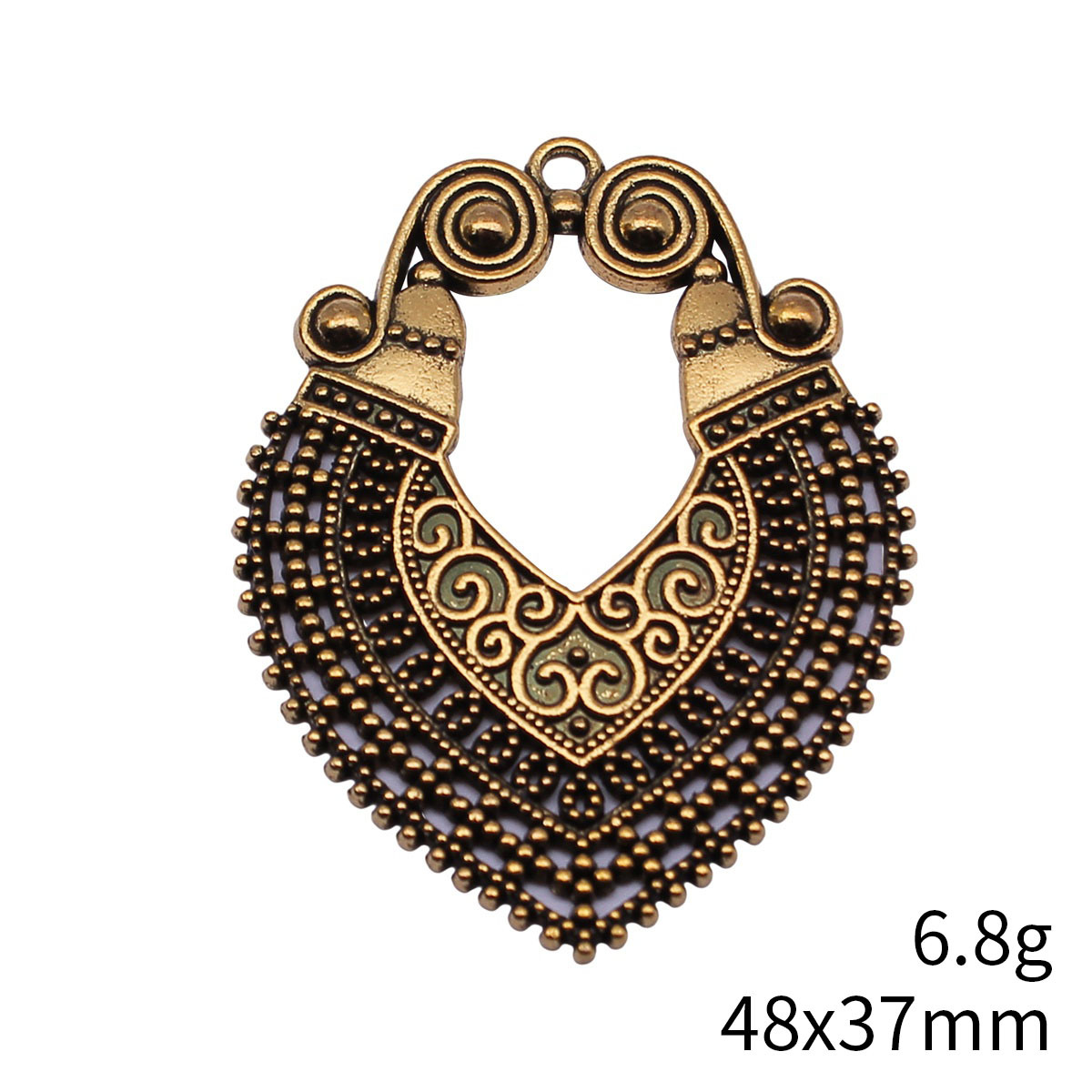 8 pezzi 48x37mm (1,89x1,46 pol - Vintage Fashion Earrings recensione e prezzo