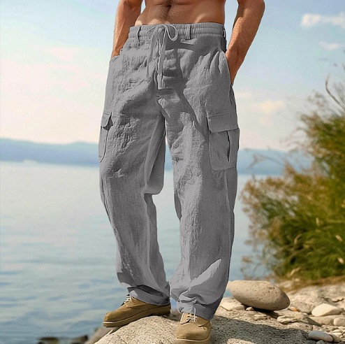 Pantaloni Larghi in Cotone e L - Retro Track Pant recensione e prezzo